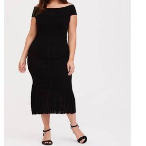 TORID STRETCHY MERMAID MIDI DRESS